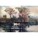 St. John's River, Florida by Winslow Homer - Art gallery oil...