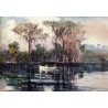 St. John's River, Florida by Winslow Homer - Art gallery oil painting reproductions