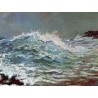 The Backrush by  Winslow Homer - Art gallery oil painting...
