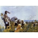The Berry Pickers by Winslow Homer - Art gallery oil painting...