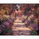 Pathway in Monets Garden at Giverny by Claude Oscar Monet - Art gallery oil painting reproductions