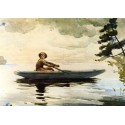 The Boatsman by  Winslow Homer  - Art gallery oil painting...