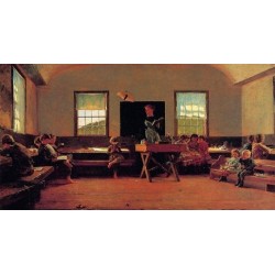 The Country School by Winslow Homer - Art gallery oil painting...