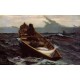 The Fog Warning by Winslow Homer - Art gallery oil painting reproductions