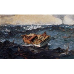 The Gulf Stream by Winslow Homer - Art gallery oil painting...
