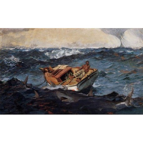 The Gulf Stream by Winslow Homer - Art gallery oil painting...