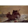 The Herring Net by Winslow Homer - Art gallery oil painting...