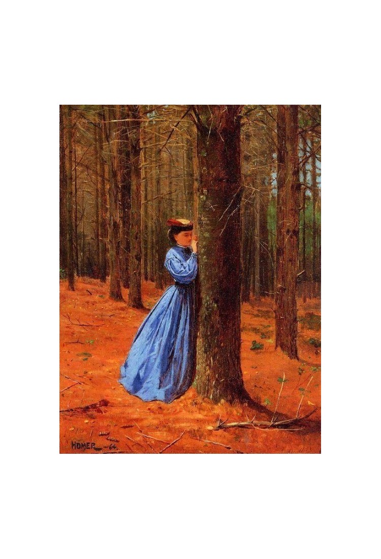 The Initials by Winslow Homer Art gallery oil painting reproductions