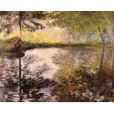 Pond at Montgeron by Claude Oscar Monet -  Art gallery oil...