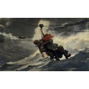 The Life Line by Winslow Homer - Art gallery oil painting...
