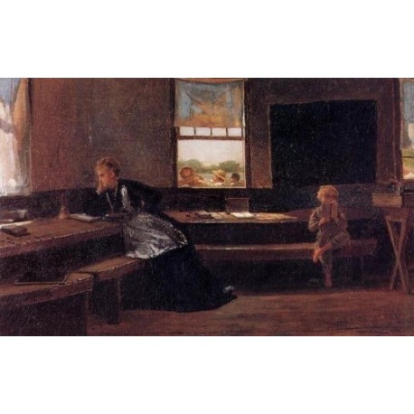 The Noon Recess by Winslow Homer - Art gallery oil painting...
