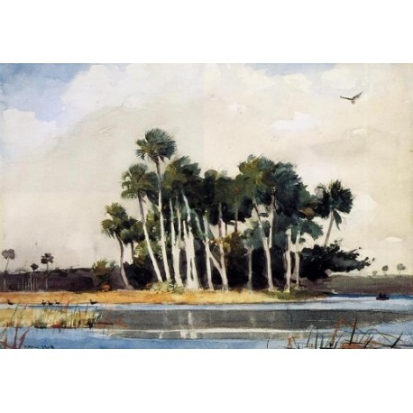 The Turkey Buzzard by Winslow Homer - Art gallery oil painting...