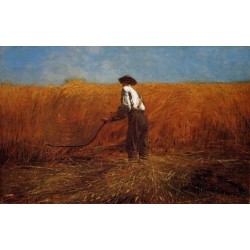 The Veteran in a New Field by Winslow Homer - Art gallery oil...