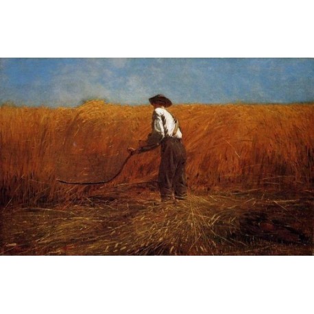 The Veteran in a New Field by Winslow Homer - Art gallery oil painting reproductions
