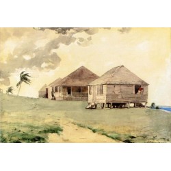 Tornado, Bahamas by Winslow Homer - Art gallery oil painting...