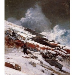 Winter Coast by Winslow Homer - Art gallery oil painting reproductions