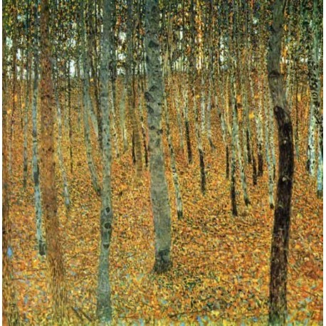 Beech Grove by Gustav Klimt – Oil Painting on Canvas