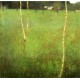 Farmhouse with Birch Trees 2 by Gustav Klimt- Art gallery oil painting reproductions