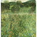Flowering Field by Gustav Klimt- Art gallery oil painting...