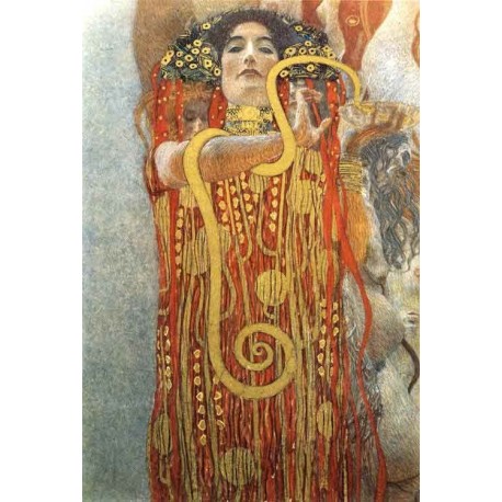 Hygeia by Gustav Klimt- Art gallery oil painting reproductions