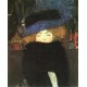 Lady with Hat and Featherboa by Gustav Klimt-Art gallery oil painting reproductions