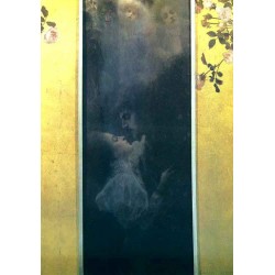 Love by Gustav Klimt-Art gallery oil painting reproductions