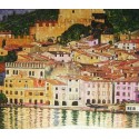 Malcesineon Lake Garda by Gustav Klimt Oil Painting