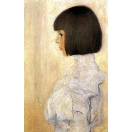 Portrait of Helene Klimt by Gustav Klimt-Art gallery oil painting...