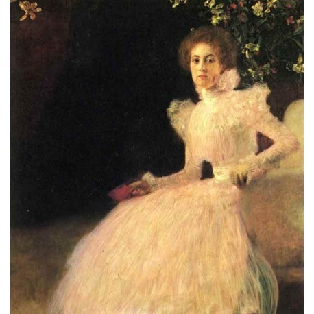Sonja Knips by Gustav Klimt-Art gallery oil painting reproductions