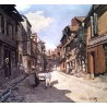 Rue de la Bavolle Honfleur by Claude Oscar Monet -  Art gallery...