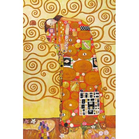 The Accomplishment by Gustav Klimt-Art gallery oil painting...