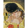 The Kiss, detail by Gustav Klimt-Art gallery oil painting...