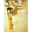 The Longing for Happiness, detail by Gustav Klimt-Art gallery oil...