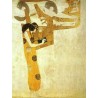 The Longing for Happiness, detail by Gustav Klimt-Art gallery oil...