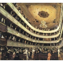 The Old Burgtheater by Gustav Klimt – Oil Painting