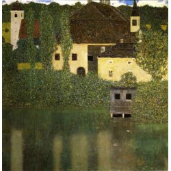 Water Castle by Gustav Klimt – Oil Painting on Canvas