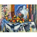 Blue Still Life by Paul Cezanne -Art gallery oil painting...
