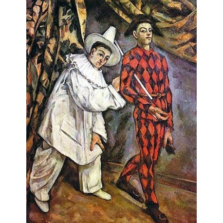 Mardi Gras by Paul Cezanne -Art gallery oil painting reproductions