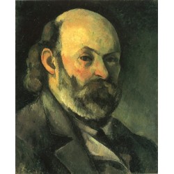 Self Portrait, 1885 by Paul Cezanne-Art gallery oil painting...