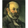 Self Portrait, 1885 by Paul Cezanne-Art gallery oil painting...