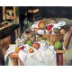Still Life with Basket by Paul Cezanne-Art gallery oil painting reproductions