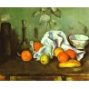 Still Life with Fruit by Paul Cezanne-Art gallery oil painting...