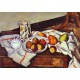 Still Life with Peaches and Pears by Paul Cezanne-Art gallery oil painting reproductions