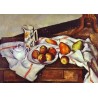 Still Life with Peaches and Pears by Paul Cezanne-Art gallery oil painting reproductions