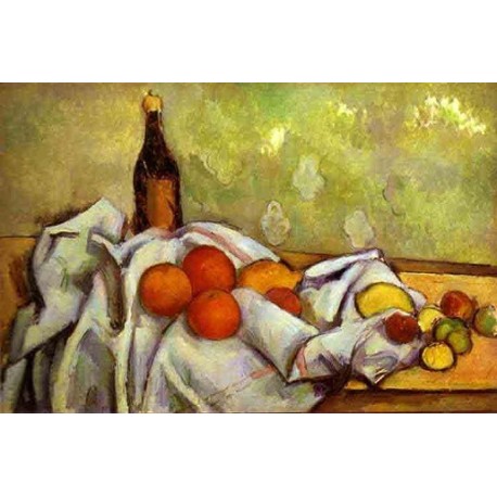 Still Life by Paul Cezanne-Art gallery oil painting reproductions