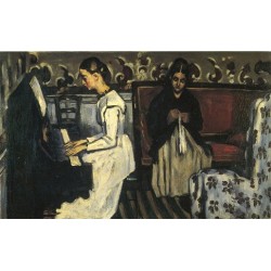 Young Girl at the Piano by Paul Cezanne - Overture to Tannhauser,...