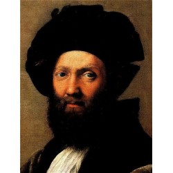 Baldassare Castiglione by Raphael Sanzio-Art gallery oil painting...
