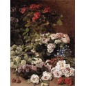 Spring Flowers by  Claude Oscar Monet - Art gallery oil painting...