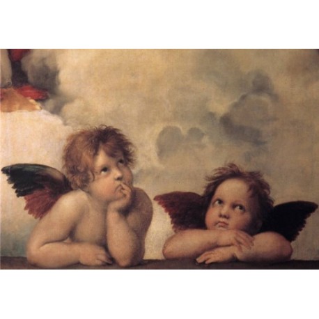 Cherubini by Raphael Sanzio - Art gallery oil painting reproductions