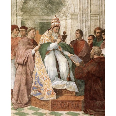 Gregory IX Approving the Decretals by Raphael Sanzio-Art gallery oil painting reproductions